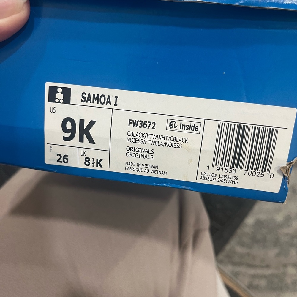 Adidas Samoa I Sneakers - Classic Black and White - Picture 3 of 9